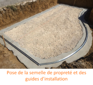Semelle et guide d'installation
