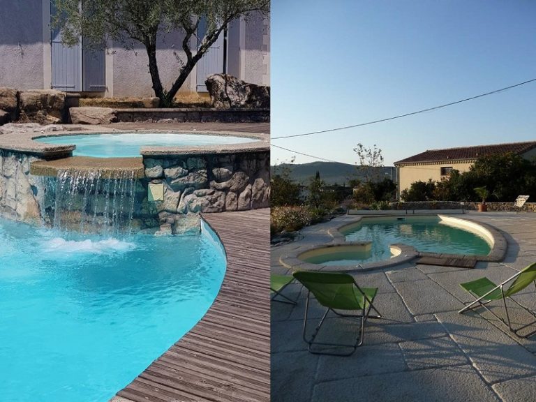 Spa piscine béton
